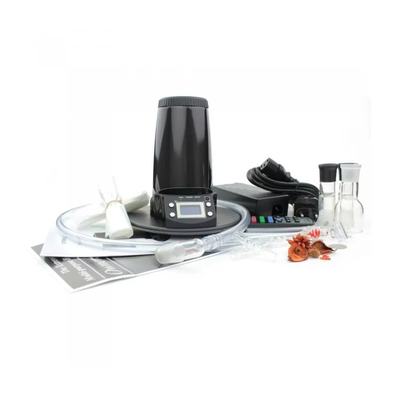 Arizer Extreme-Q Tisch-Vaporizer mit Zubehör in Schwarz