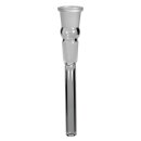 Glasschillum mit klarem Glas, zylindrische Form, Eiskerbe...