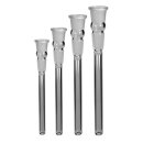 Chillum No Logo aus Borosilikatglas – Perfekte Passform für NS 19 Bongs - 130 mm