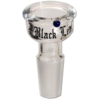 Black Leaf Glaskopf flach