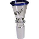Black Leaf Glaskopf mit blauem Rand
