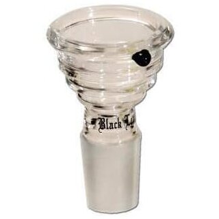 Black Leaf Stufenkopf Glas