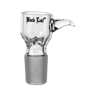 Glaskopf Black Leaf Griff/Sieb