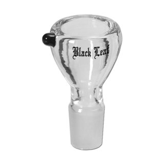 Glaskopf Black Leaf dickwandig