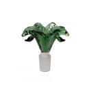 bong-discount Steckkopf Besonders großer, kunstvoll gestalteter Kopf im Tier-Design Kobra grün