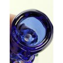 bong-discount Bong-Zubeh&ouml;r: Wasserpfeifen-Kopf, Glas-Kopf, Steckkopf | 75 x 42 mm, NS 19 (18,8mm) | BOROSILIKATGLAS, blau