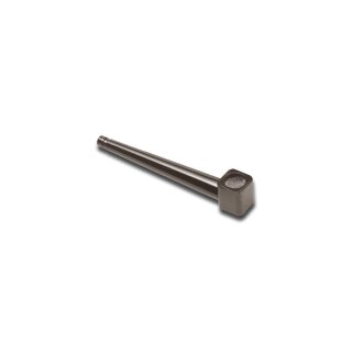 bong-discount Handpfeife, Pur-Pfeife, Metall-Pfeife zerlegbar | 103 mm | Aluminium, grau/titan