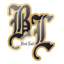 Black Leaf EIS-Bong Black Leaf Logo Skulls - In Weed We Trust Ice Bong gelb/rot