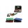 BREIT Etui-Set mit Onehitter, Kawumm, Reinigungs-Bürste, Pfeifenreinigern, Pfeifensieben, Vorratsdose, Glasfläschchen verschiedene Farben