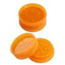 Acrylgrinder 2-tlg. – Effizientes Zerkleinern mit Diamantschliff - gelb