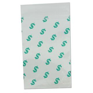 Druckverschluss-Beutel, ZIPPER-Bags Dollar - 100 Stück