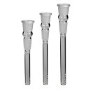 Borosilikatglas Chillum mit Schlitzdiffusor für optimale Rauchkühlung - 135-145 mm