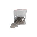 Edelstahlsiebe fein 15 mm, 100 Stück im Beutel