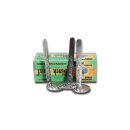 Black Leaf Edelstahl-Hängesiebe 18 mm, 3 Stück...