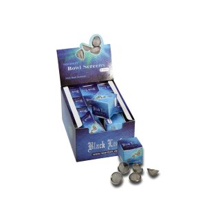 Black Leaf 5 Edelstahl-Schüsselsiebe HighQuality 18 mm