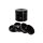 Black Leaf Aluminium Grinder 4-tlg. mit Sieb - Effizientes Mahlen - blau