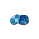 Black Leaf Aluminium Grinder 2-tlg. – Präzise Diamantschliff Zähne - hellblau