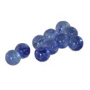 Glasmurmeln blau, runde Form, glatte Oberfläche,...