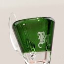 Black Leaf Kräuterkopf aus Borosilikatglas – komfortabler Griff und stilvolles Design - grün