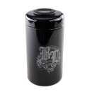 Vorratsbehälter, zylindrische Form, violettes Glas....