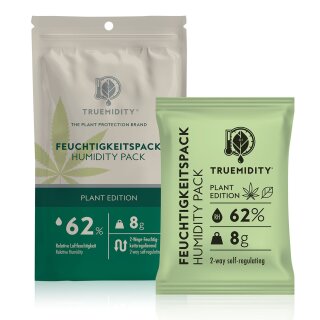 Truemidity Feuchtigkeitsregulator 62 % – optimal für Pflanzenlagerung - 8 g