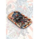 Mixing Tray mit buntem Samurai-Motiv, rechteckige Form,...