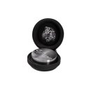 Grinder in runder Form aus gebürstetem Metall mit...