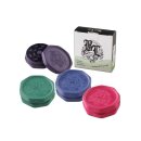 Black Leaf Grinder – nachhaltig 2-tlg. SKULL - Aquamarin