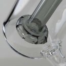 Black Leaf Vorkühler mit Recycle-Funktion und Duschkopfperkolator - 14,5mm - Grau