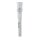 \Glas Chillum, zylindrische Form, transparenter Diffusor, oberer Schliff mit eingraviertem Black Leaf Logo auf dem Rohr.\, 170 mm