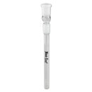 Chillum aus klarem Glas mit geradem Rohr, sichtbarem...