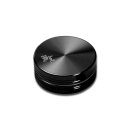 Black Leaf Aluminium Grinder 2-tlg. für müheloses Mahlen - orange