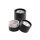 Black Leaf Aluminium Grinder 2-tlg. für müheloses Mahlen - orange