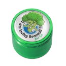 Aluminium Grinder 4-tlg. mit Diamantschliffzähnen für mühelose Zerkleinerung - Leaffly grün