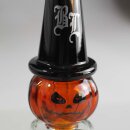 Bong aus Glas in Kürbisform mit orangefarbenem...