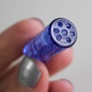 Glasfilterspitze aus blauem Glas mit runder Form,...