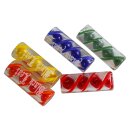 Glas-Pre-Cooler: Zylinderform, mehrfarbig, rot, gelb,...