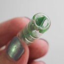 Glas-Ansatzstück in Spiralform mit transparentem und...