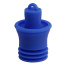 Silikonkappe, blau, zylindrische Form, mit geripptem...