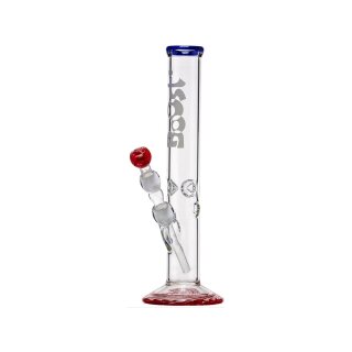 Stark gebrauchte Kundenretoure: Boost Wasserpfeife, EIS-Bong, Eis-Bong Boost Logo Red Swirl