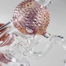 Glas-Perc-Kugel mit rautenförmigem Muster,...