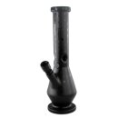 schwarze Bong mit konischem Design aus Metall