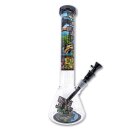 Bong aus klarem Glas mit konischem Unterteil,...