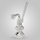 plaintextDab Rig aus klarem Glas mit gebogenem...