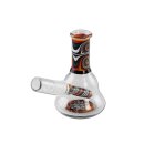 plaintextBong mit kugelförmigem Korpus aus klarem...