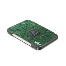 Kunststoff-Case mit Computerchip-Motiv, schwarzer Korpus,...