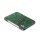 Kunststoff-Case mit Computerchip-Motiv, schwarzer Korpus, rechteckige Form, seitlich integriertes Fach für ein herausnehmbares weißes Röhrchen, Logo links oben aufgedruckt.
