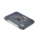 Kunststoff-Case mit einem rennenden Cyborg als Motiv,...