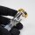 Black Leaf Glaskopf mit goldenem Rand